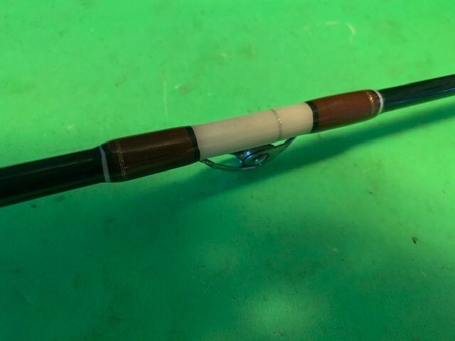CUSTOM BUILT 6 FOOT 3 INCH 50 TO 100 POUND CLASS FISHING ROD AFTCO PERFECTION