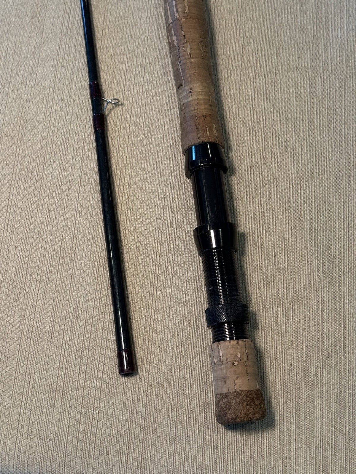 Orvis 2 Piece Clearwater 9 WT 9 ft Fly Fishing Rod Black Cork Handle No Case