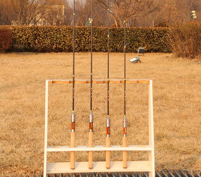 Trout Fishing Rod 1.68m 1.8m Portable Ultra Light Solid Tip Carbon Spinning Pole