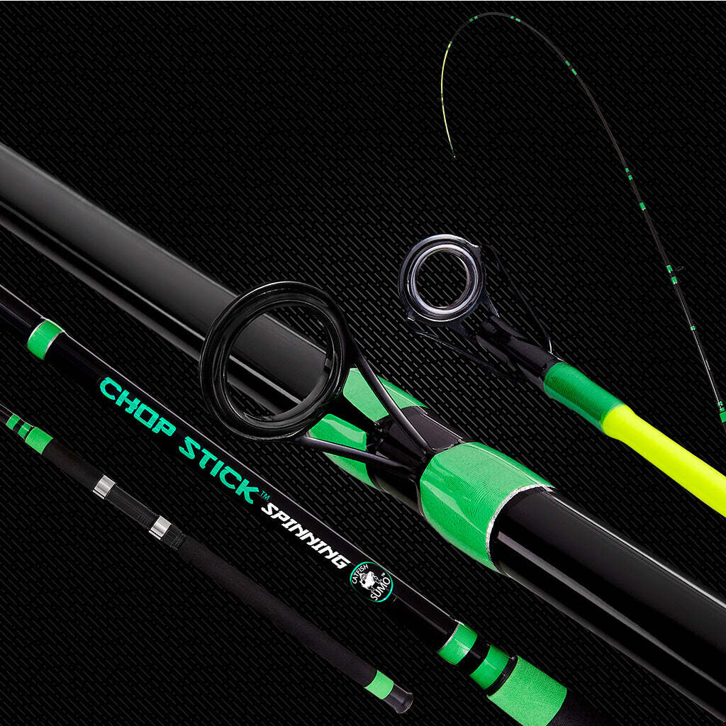Trophy Catfishing Rod: Casting, Spinning. 7 ft, 6in, Medium-Heavy, EVA Foam 2pcs