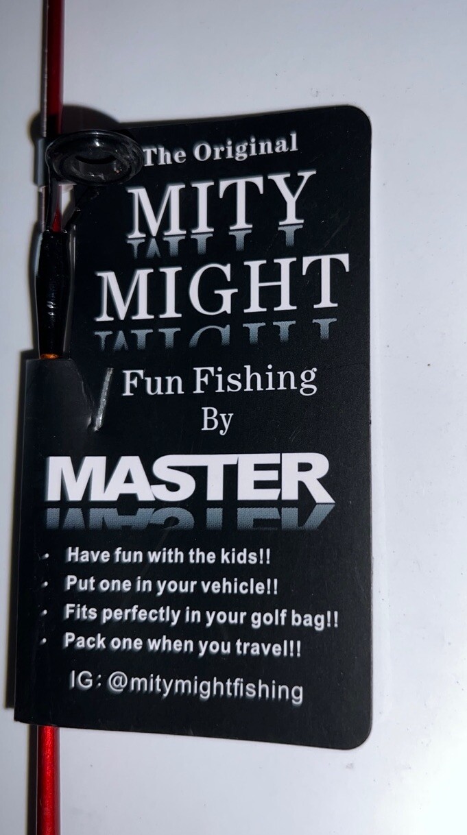 MITY MIGHT FISHING 24’ POLES (NEW) 2 POLES/MASTER FISHING RODS