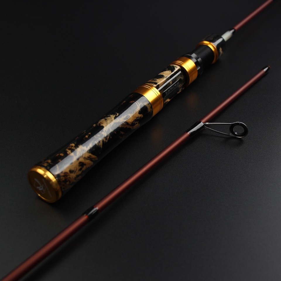 Carbon Fiber Fishing Rod Super Soft And Ultra Light 1.4m Four-Section Portable