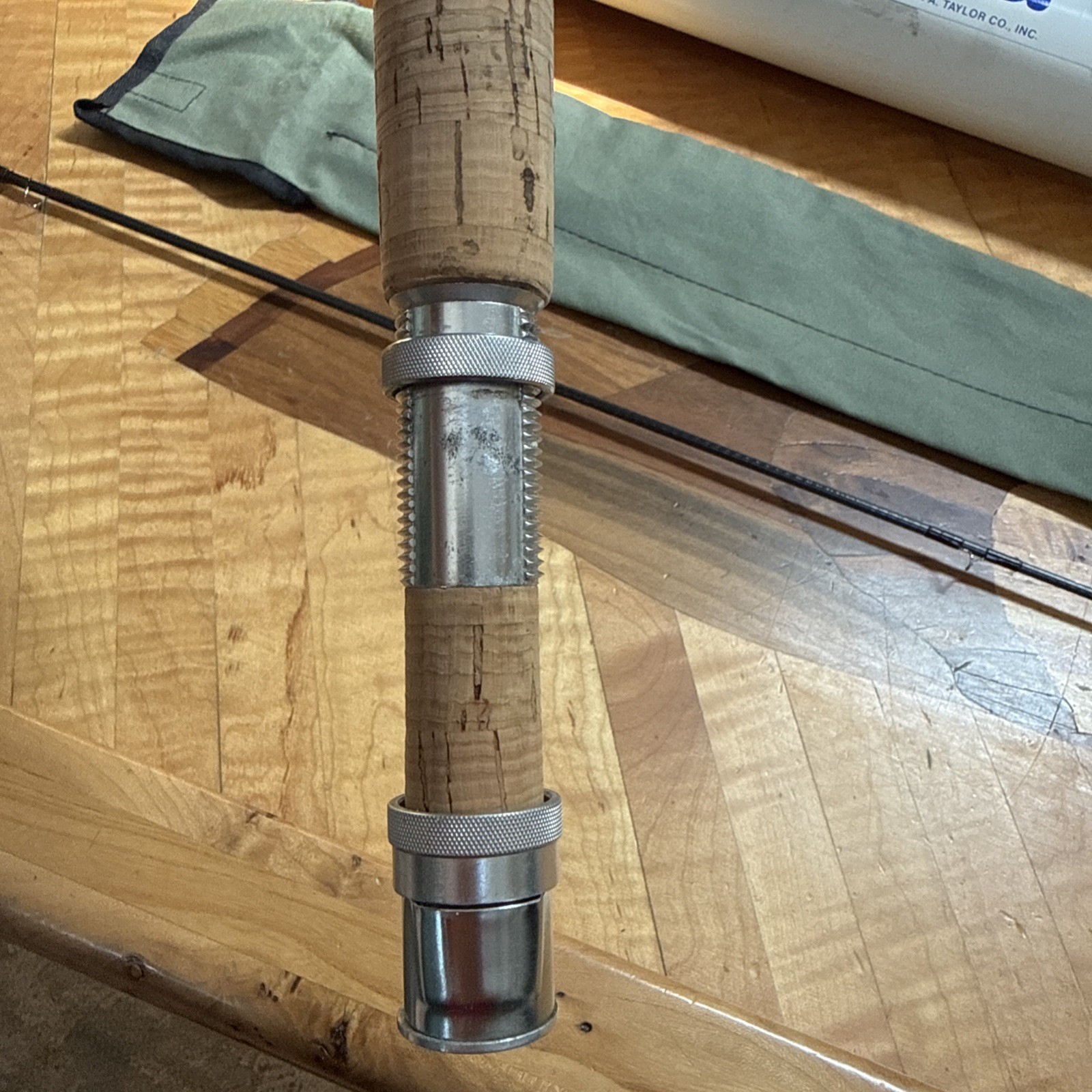 Vintage ORVIS Graphite TROUT 7’6” 6wt Fly rod with Tube, Canvas Sock Excellent!