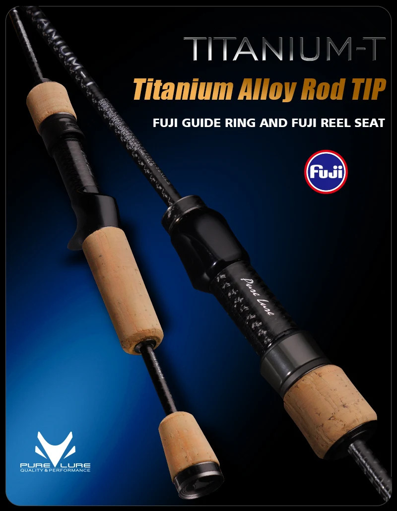 PURELURE TITANIUM-T XUL BFS Rod 0.5-6g 5FT 6FT Perch Trout Bass