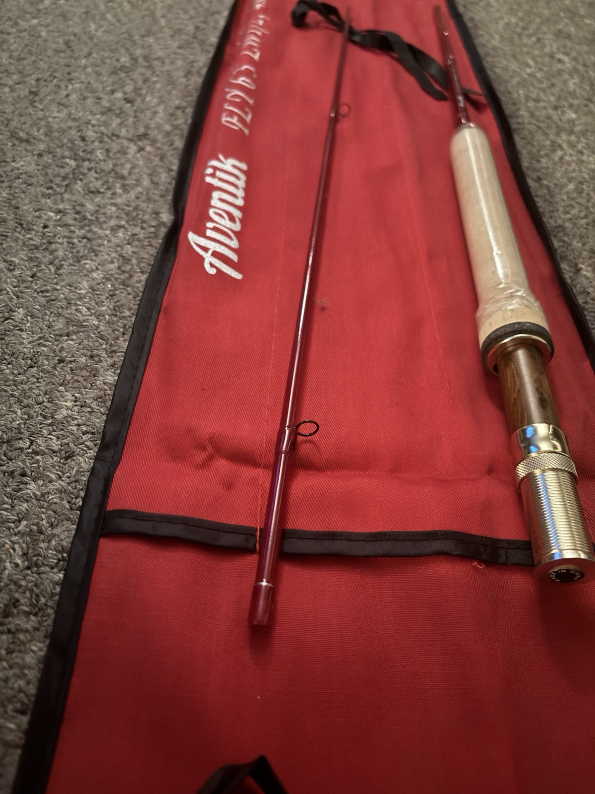 Aventik Fly Rod 6’3”LW 1/2 4sec 2 Pieces Only For Parts Or Replacement