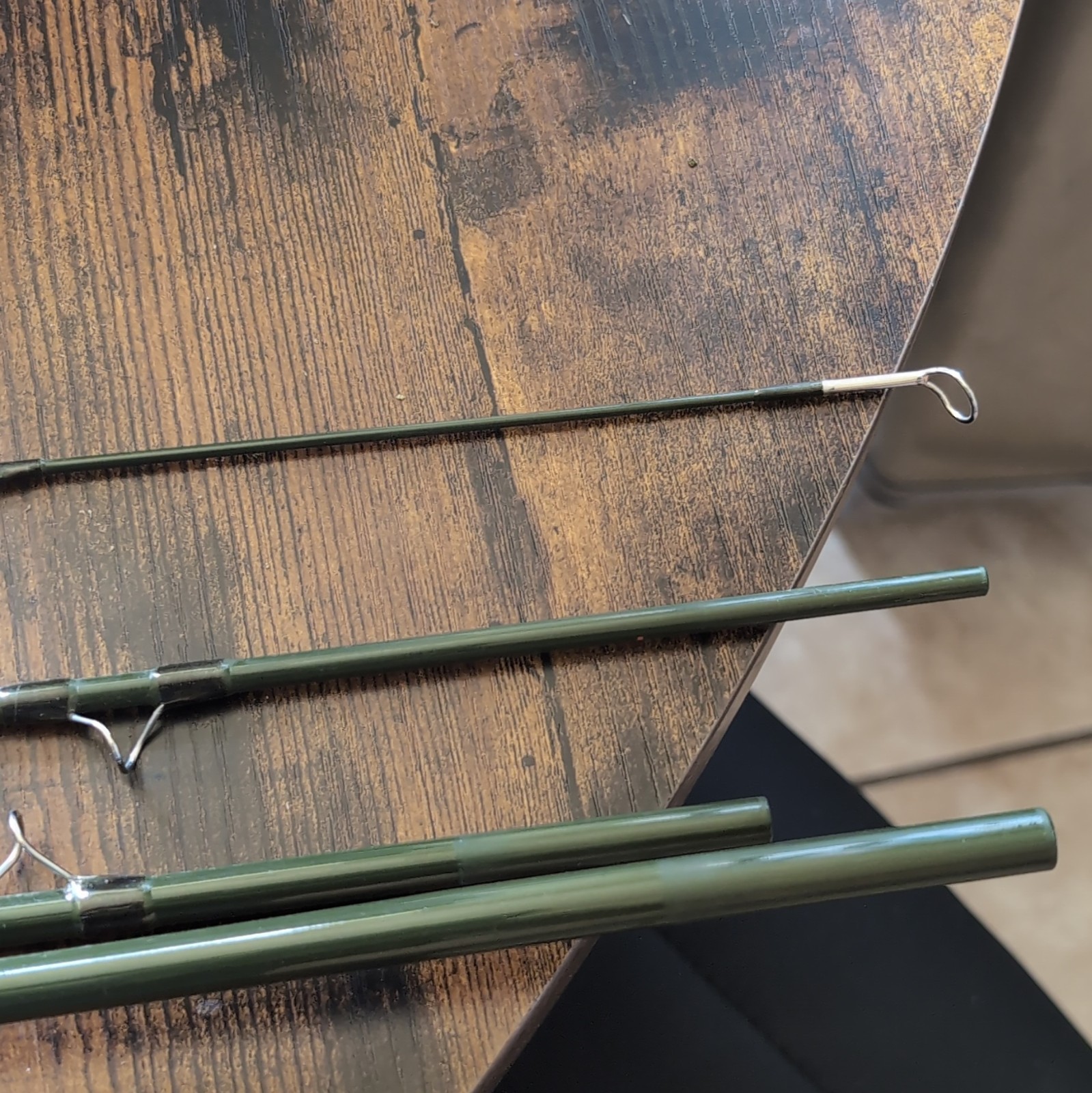 ECHO TR 6126 12’6″ 6wt 4pc Graphite Fast Action Fly Rod Green Cork