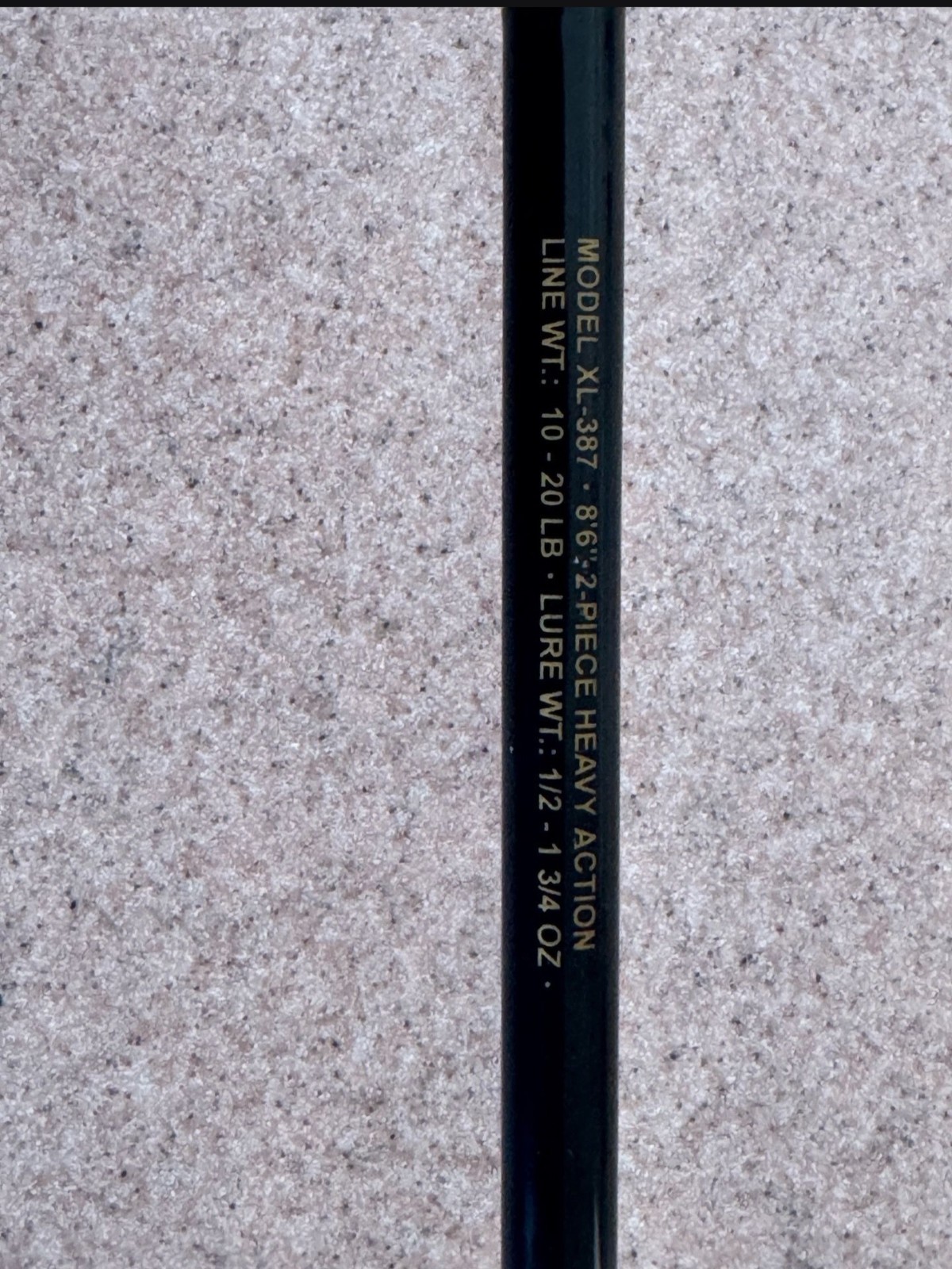 South Bend Trophy Tamer SP XL-387 8’6″ Hvy 2-Piece Spinning Rod 10-20lb Graphite
