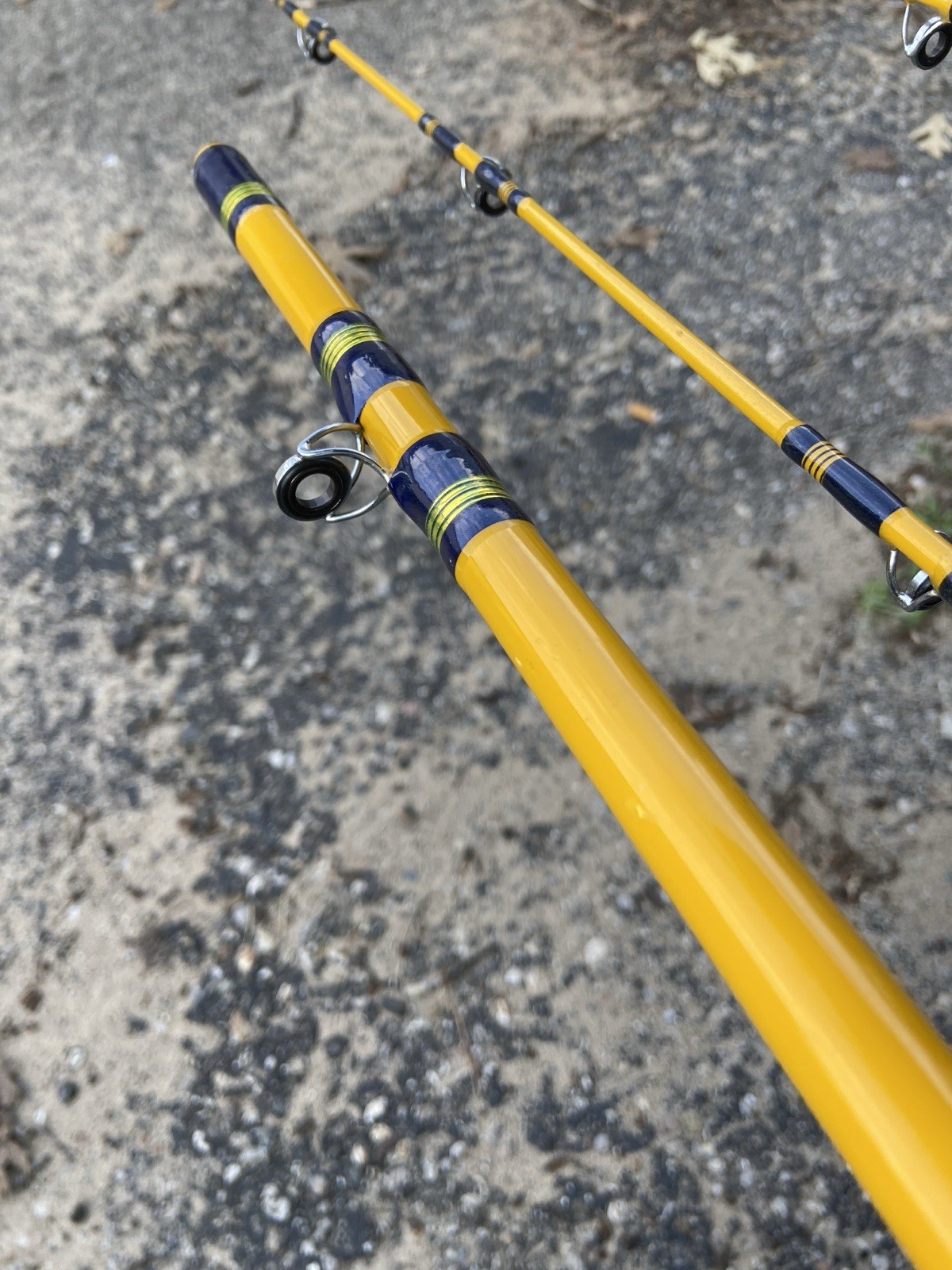PAIR OF TRAVERSE BAY TACKLE 8’6″ TROLLING DOWNRIGGER SLAMMER RODS