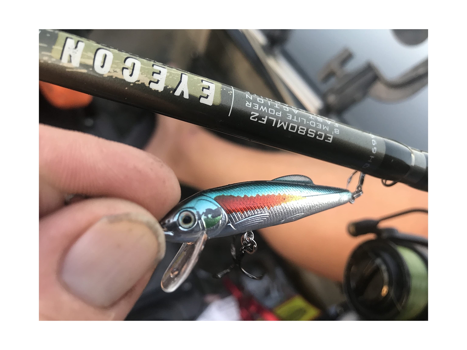 St. Croix Rods Eyecon Spinning Rod, EYS 6’6″ Medium/Fast 2 Pc.