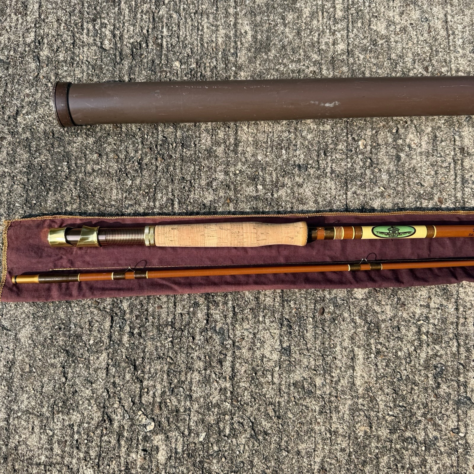 Vtg St. Croix 7090 XLM Fiberglass Fly Rod 9 Foot 2PC, 5oz, 9-10 Line Never Used