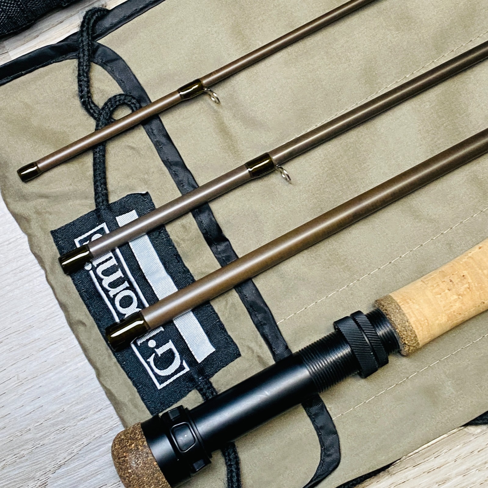 [Beautiful] G. Loomis IMX-PRO E 3106-4 10’6″ 3wt Fly Rod w/tube case