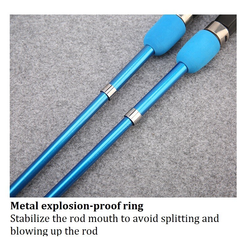 Telescopic Fishing Casting Rod Pole 1.3m 1.5m 1.8m EVA Handle Fresh Saltwater