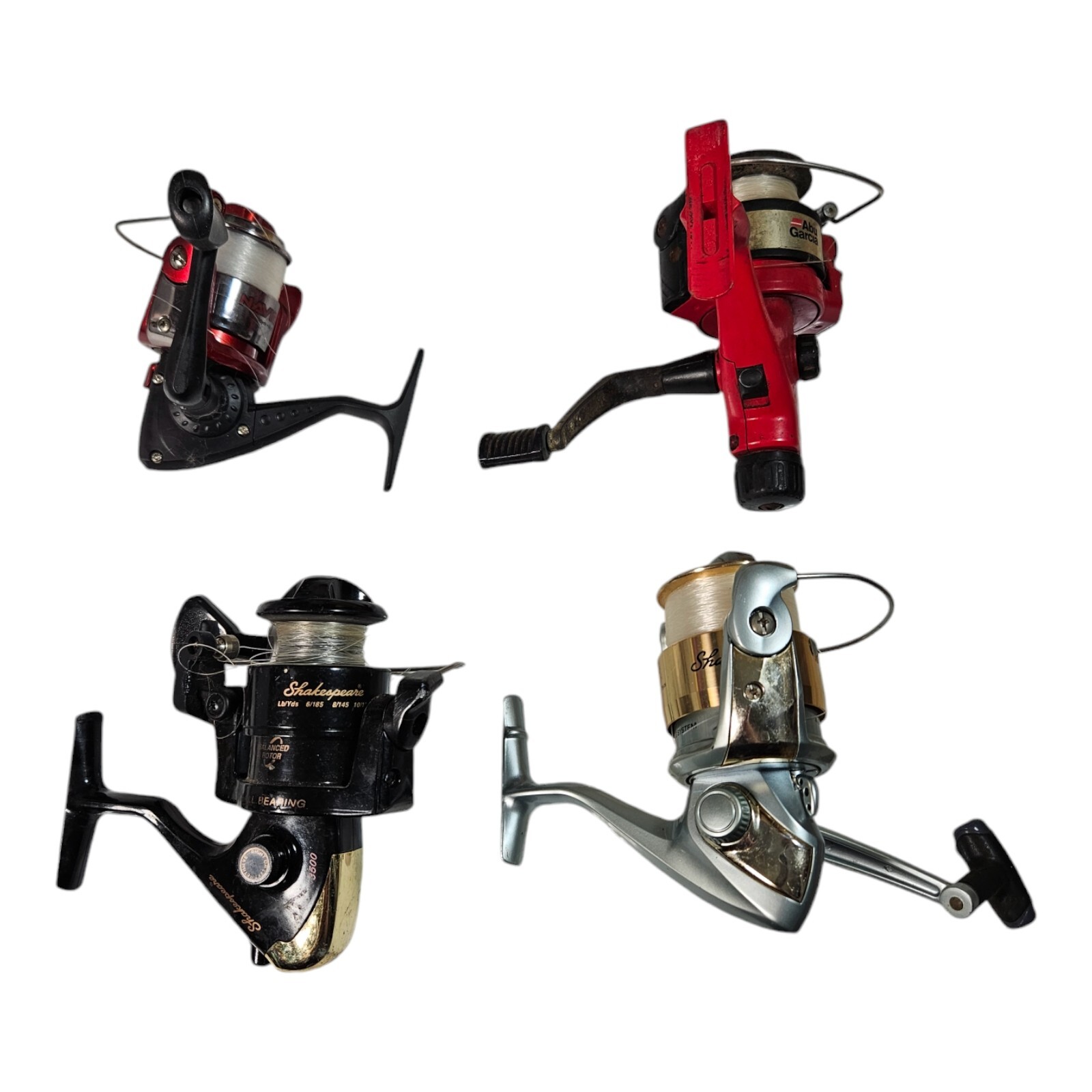 LOT Abu Garcia Bronco 4, Shakespeare 3500, Navigator & Synergy Supreme Fish Reel