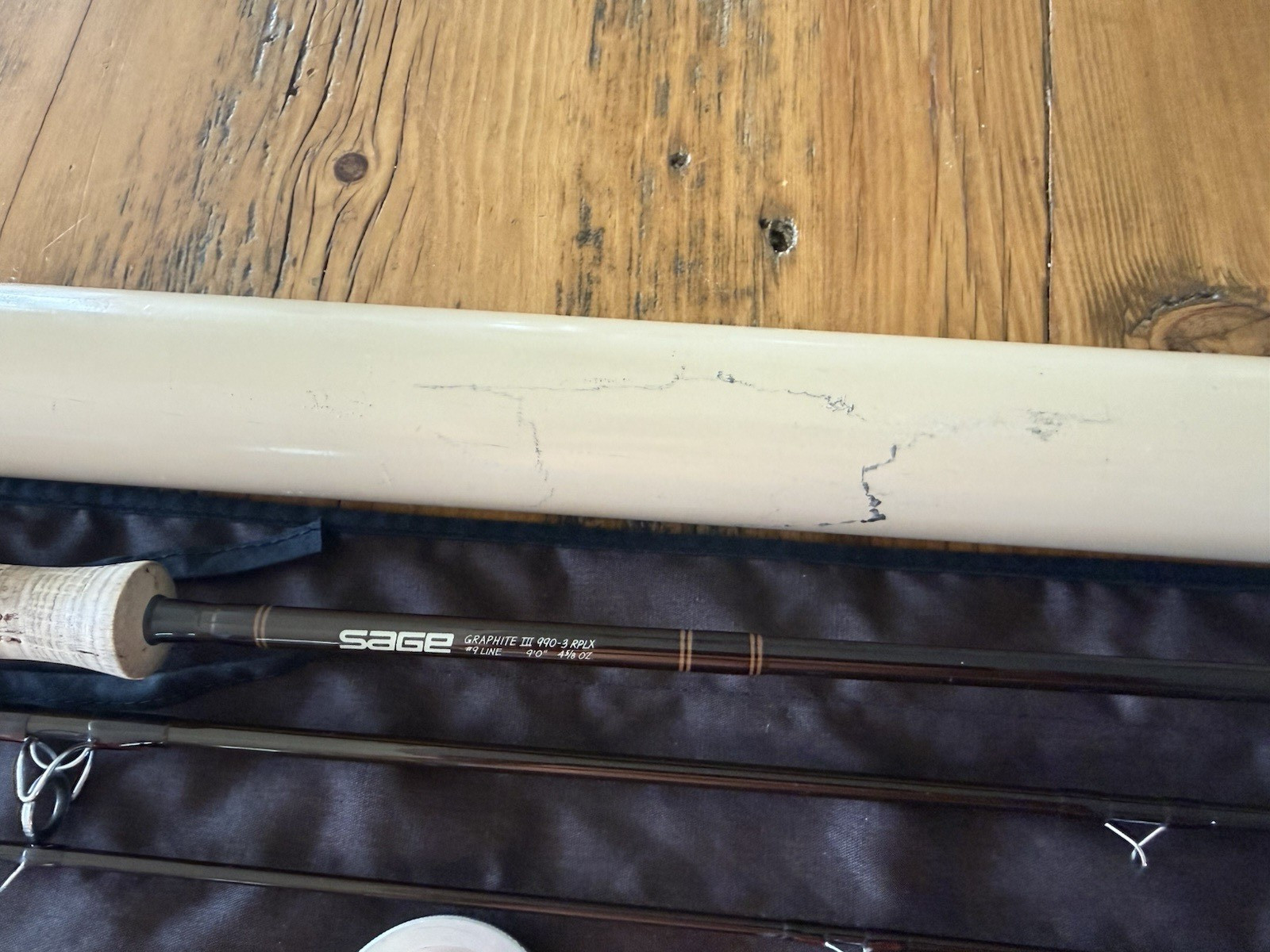 Sage Graphite III 990-3 RPLX #9 9’0″ 3 Piece Ventage Fly Rod