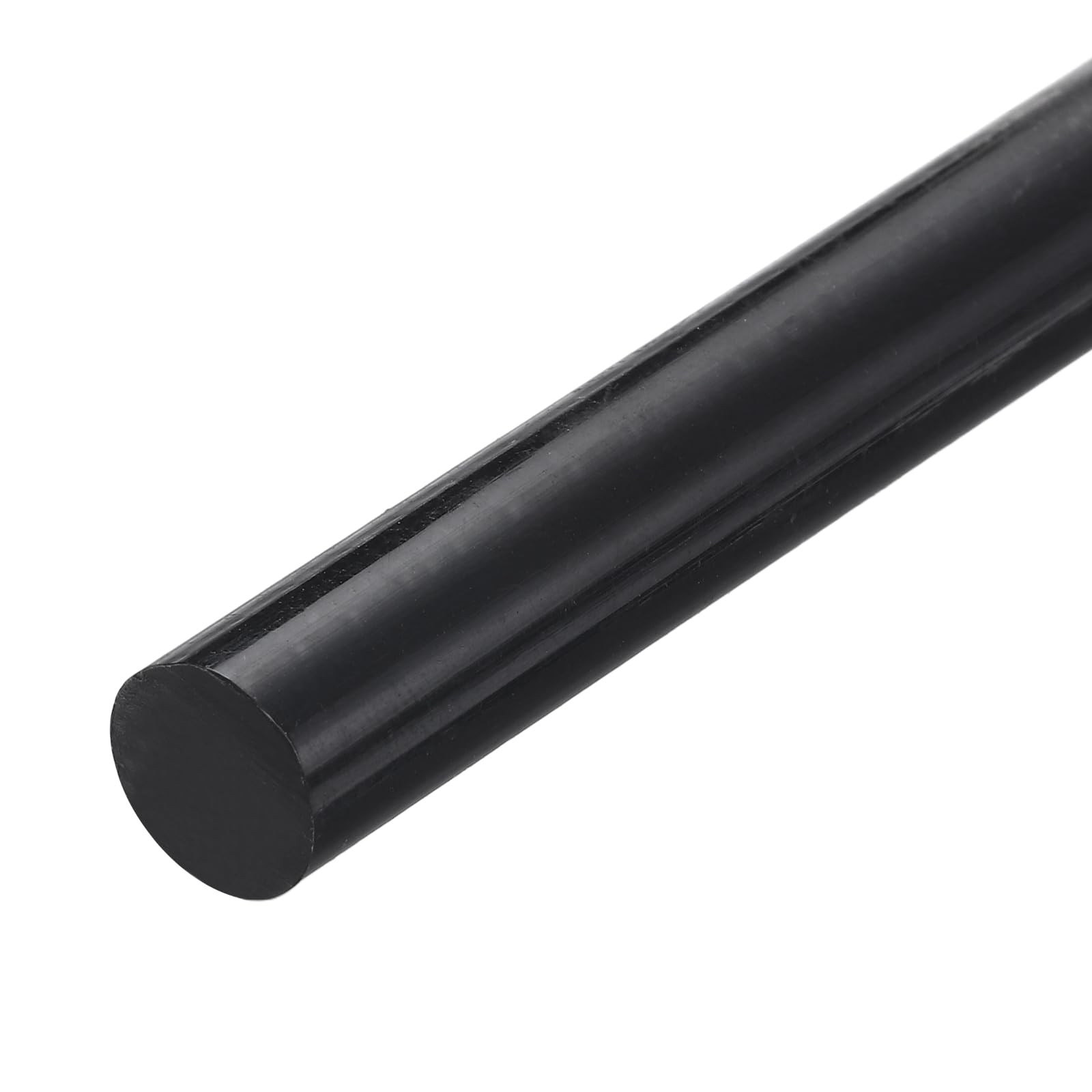 ABS Plastic Rod Round Solid Bar 30mm x 200mm Black DIY Model Pack of 1