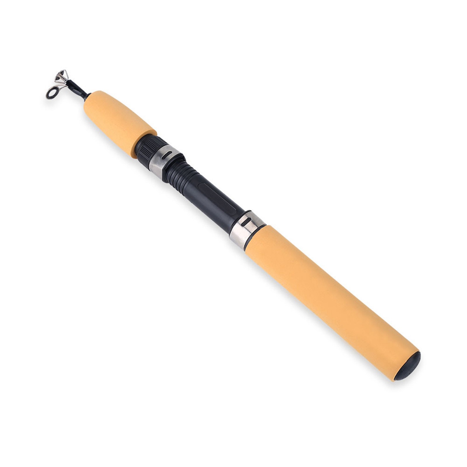 Ice Winter Fishing Rod Glass Fiber Retractable Mini Fishing Pole Tackle EZJQ
