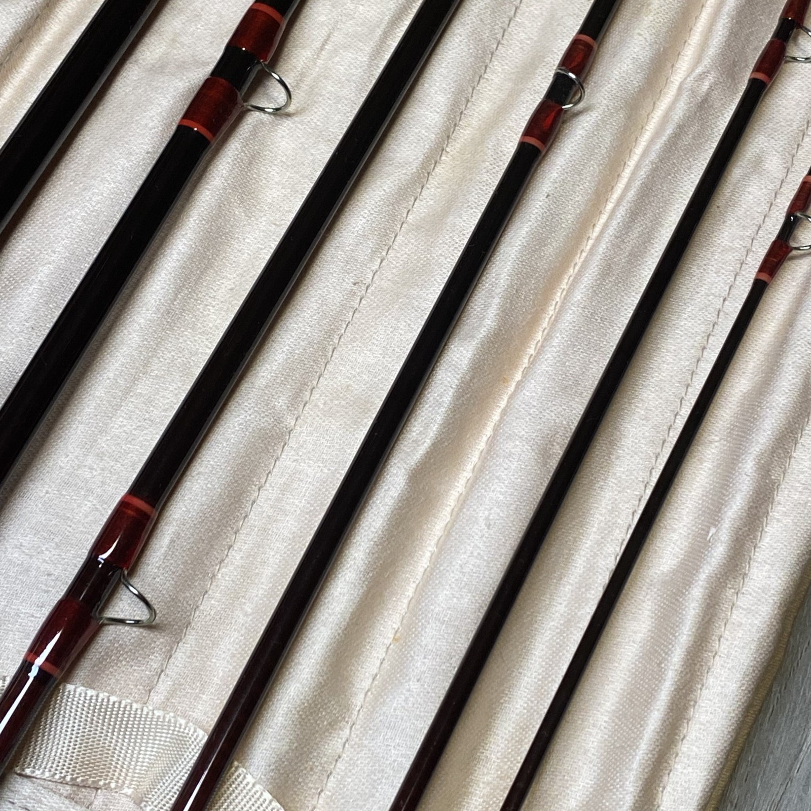 [Near Mint]Hardy Graphite Smuggler Deluxe #6 8’2″ Fly rod w/Sock Tube 7piece