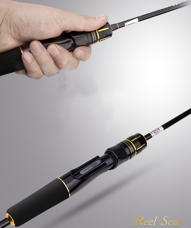 5’6″/6’0″ Fishing Rod Carbon Fiber Spinning/Casting Fishing Pole Bait Trout Rod