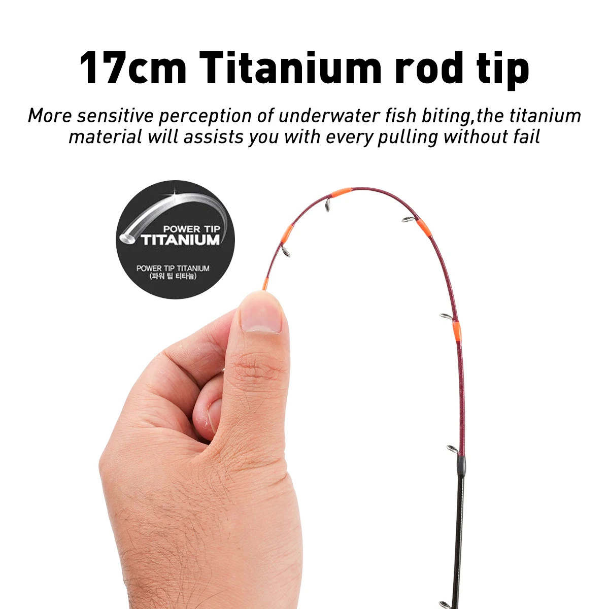 Fishing Rod for Casting Jigging Rod 1.7M M ML Jigging Rod Powerful Titanium Tip