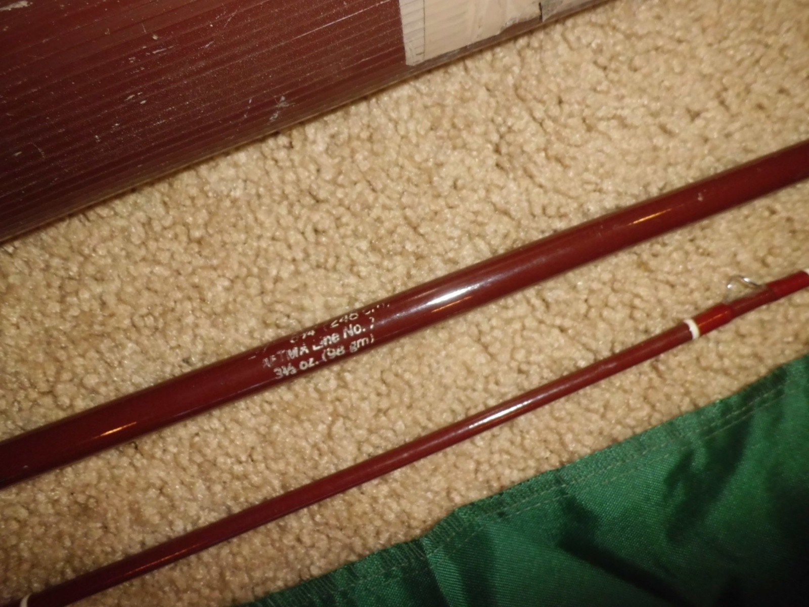 Vintage FENWICK Feralite FF857 Fly 8’6″ Rod made in USA- 7 wt
