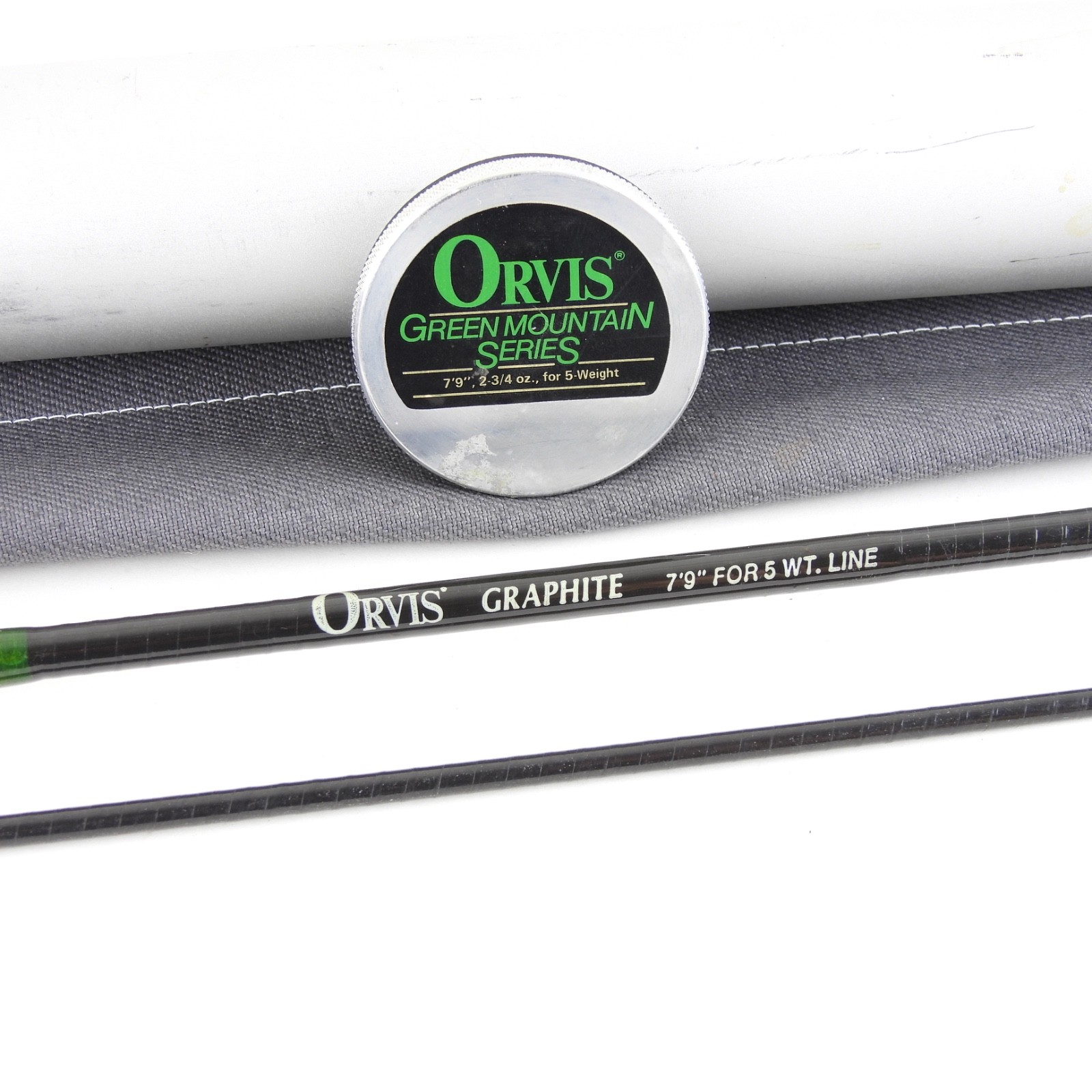 Orvis Green Mountain Graphite Fly Fishing Rod. 7’ 9”. 5wt. W/ Tube & Sock.