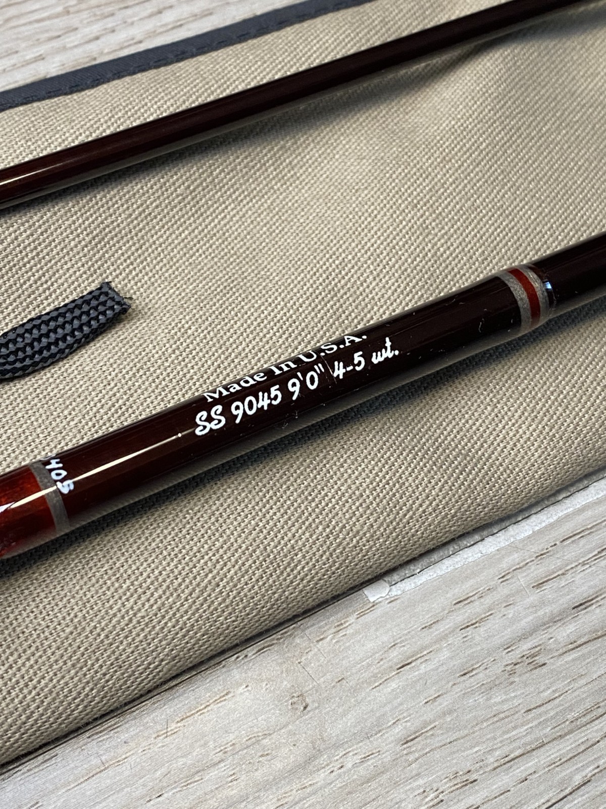 [Near Mint] Powell SS9045 9’0” 4-5wt Fly rod w/Sock and Tube