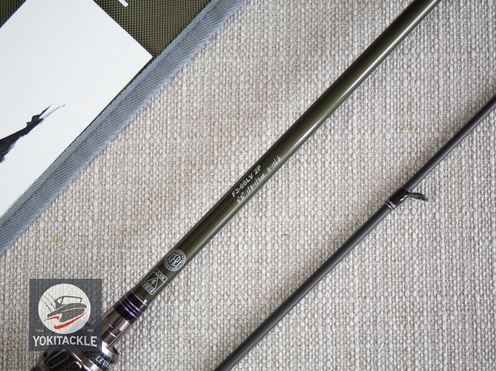 Megabass LEVANTE JP F3-66LV 2P Baitcasting Rod Shipping from JAPAN