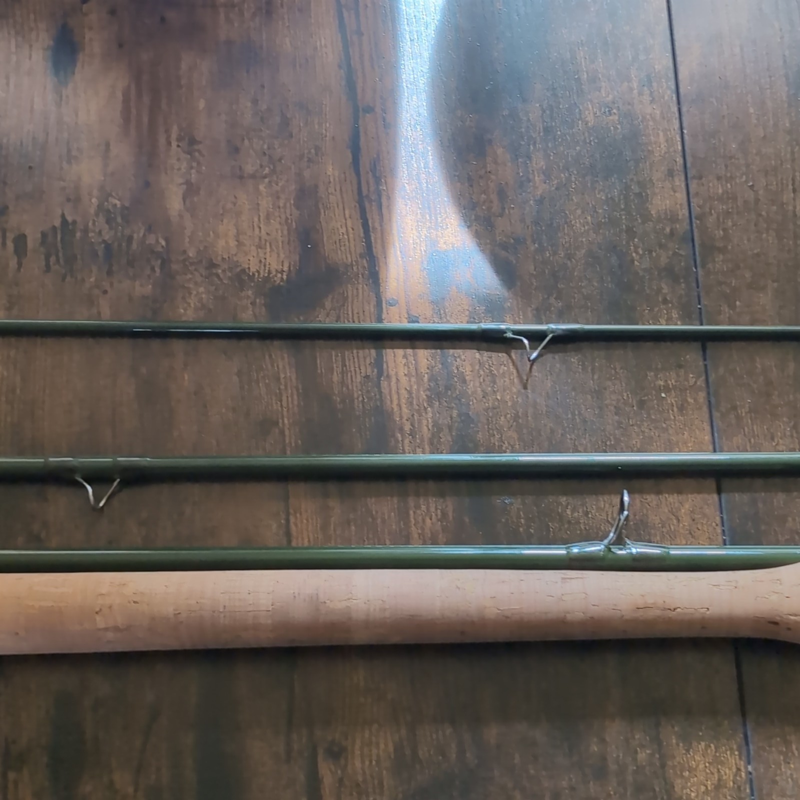 ECHO TR 6126 12’6″ 6wt 4pc Graphite Fast Action Fly Rod Green Cork