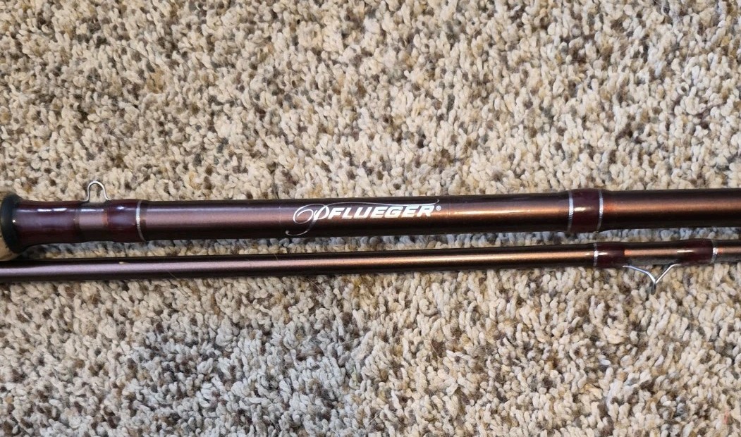 Pflueger PFLFY Fly Fishing Rod – 8′ Cork Handle 2 Piece