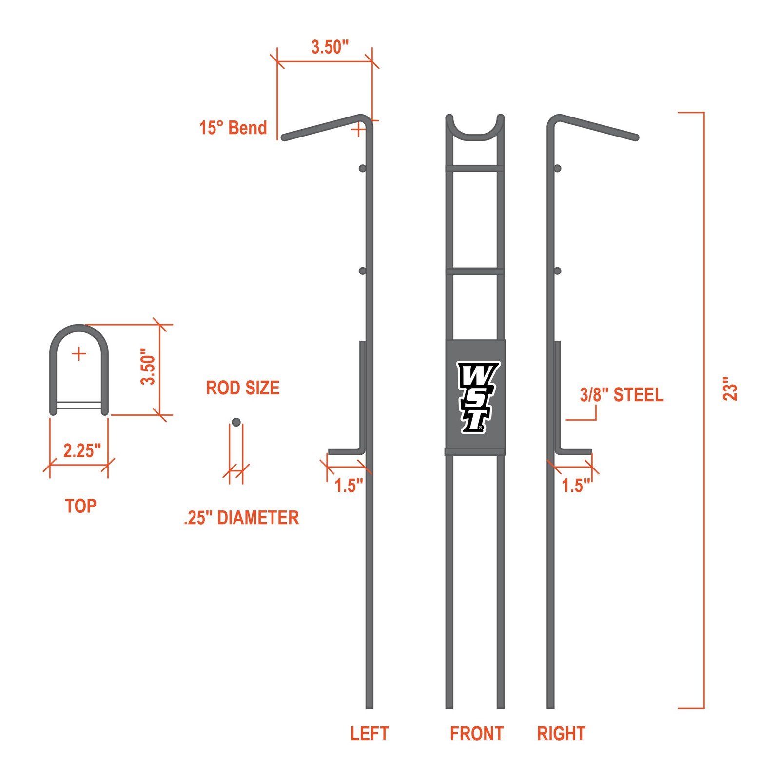 Whisker Seeker Powerlock Rod – Raw Unpainted