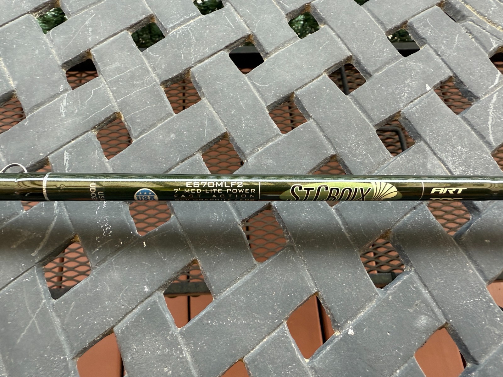 St. Croix Legend Elite ES70MLF2, 7’0″, Medium Light, Fast, 4-10lb, 1/8-3/8oz, S
