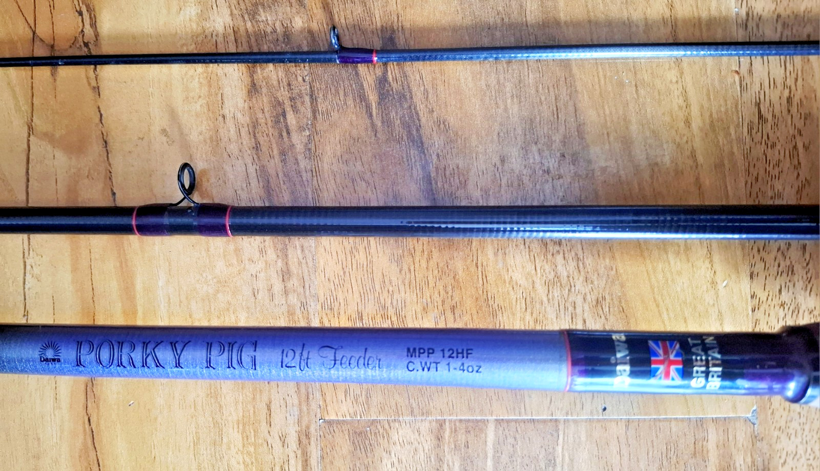 Daiwa Feeder Fishing Rod 12ft Porky Pig Heavy 3 Piece Cork Handle Coarse