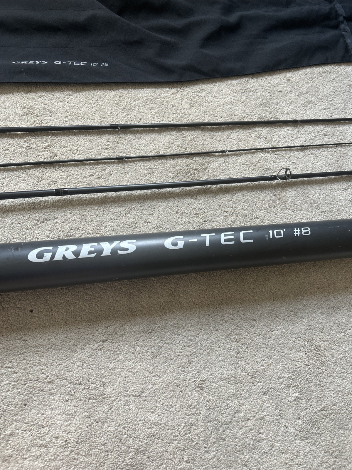 Greys G-tec 10 Foot #8 Weight carbon Fly Fishing Rod Predator Trout G Tec GTec