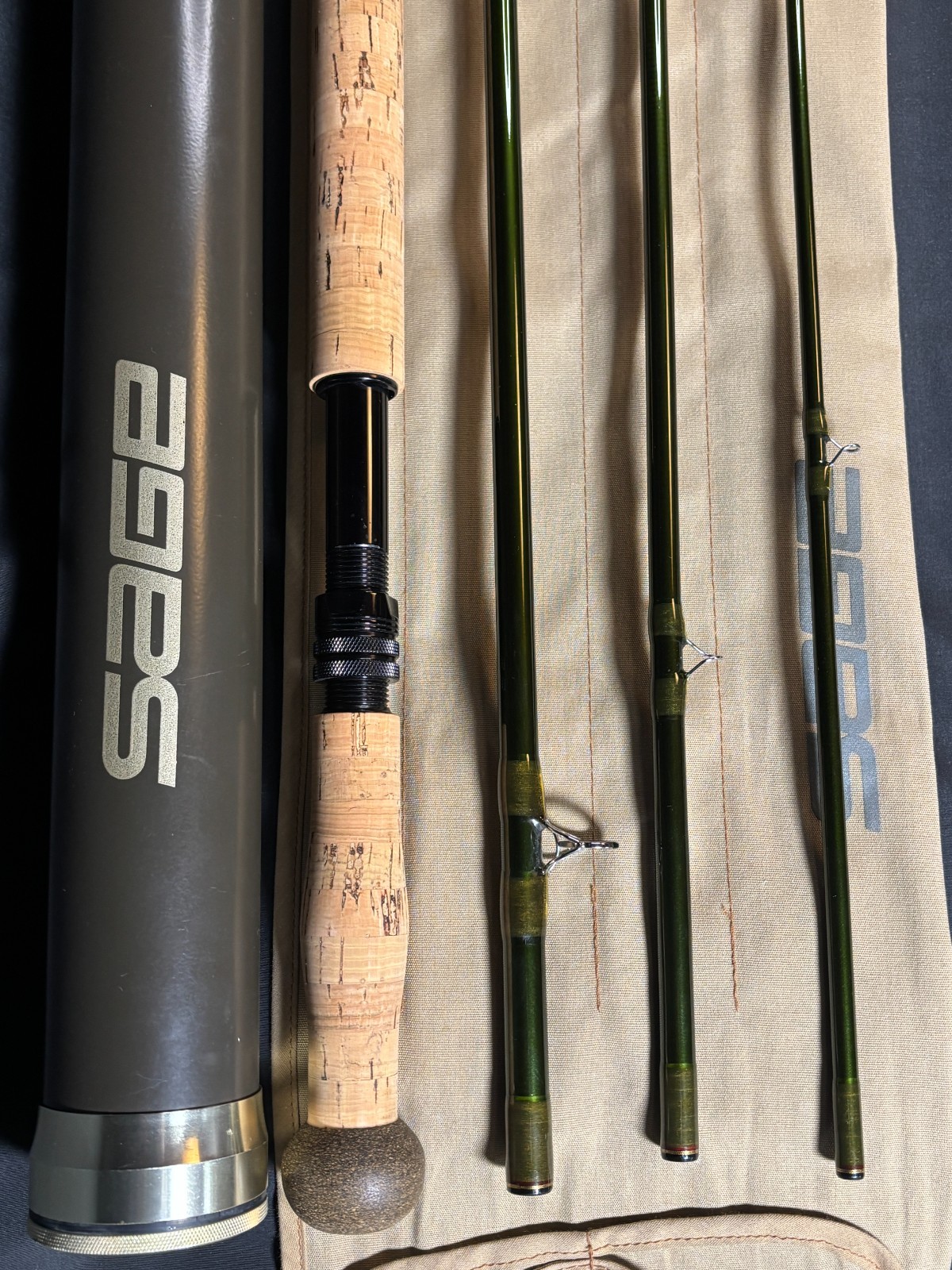 SAGE Model Z-AXIS 9143-4 14ft 3in 9wt 4pc Excellent Condition /Serial No.AQ21480