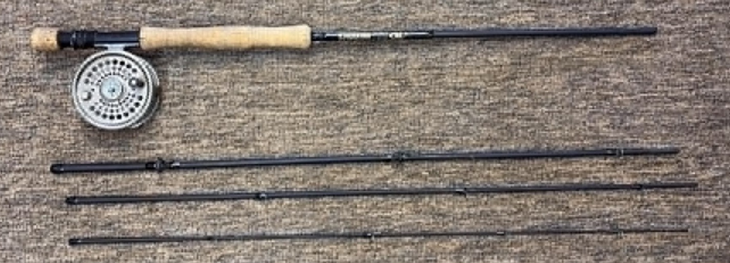 G LOOMIS GL3 9′ 8wt 4pc fly rod FR1088-4 Excellent Condition Free Shipping