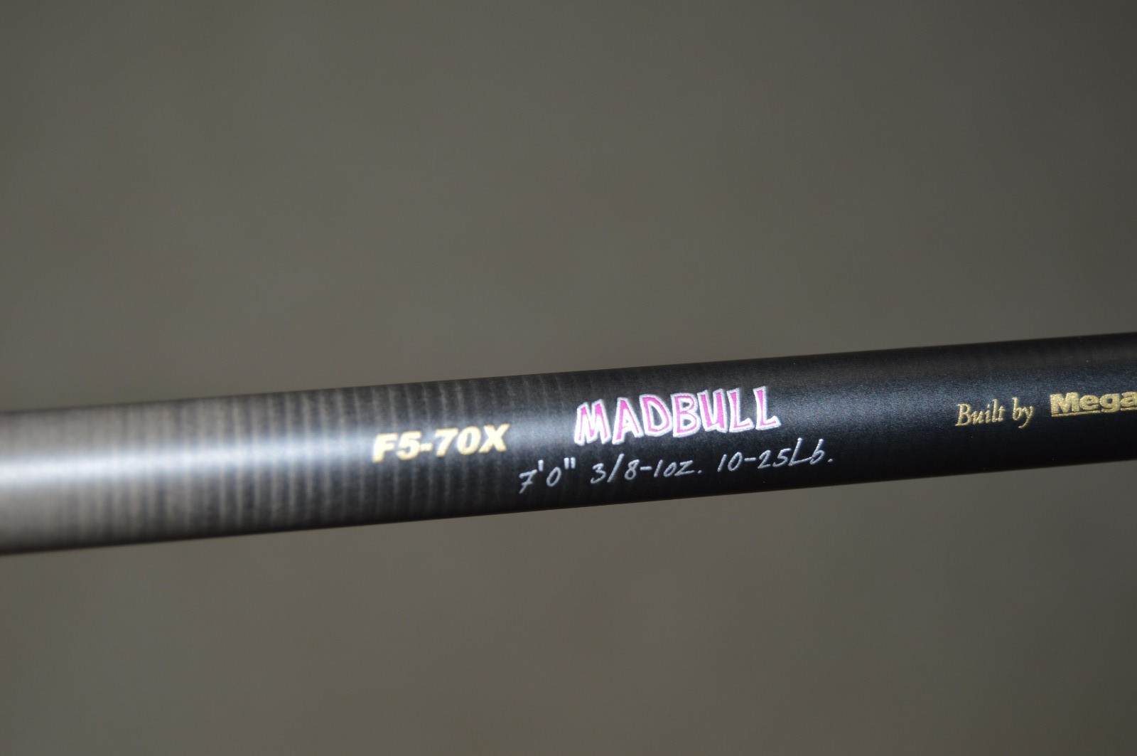 Megabass Destroyer madbull P5 casting rod USA F5-70X 7′ hardly used