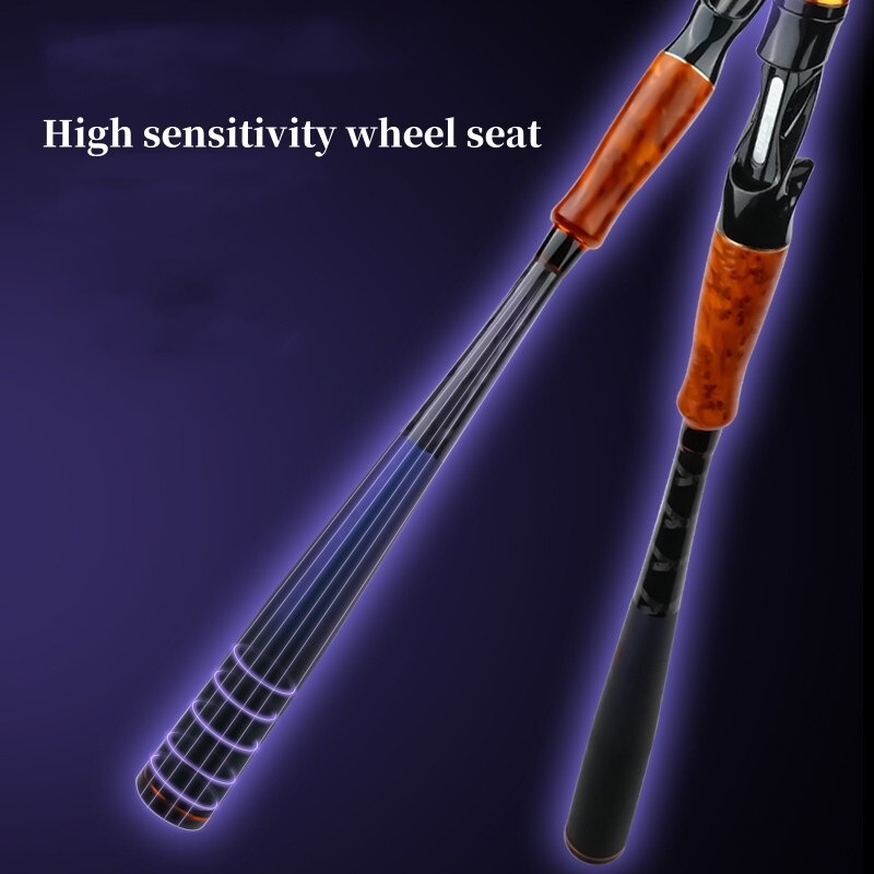 6 ft Trout Fishing Rods Carbon Fiber Spinning/casting Rod Carp 2 Sections Poles