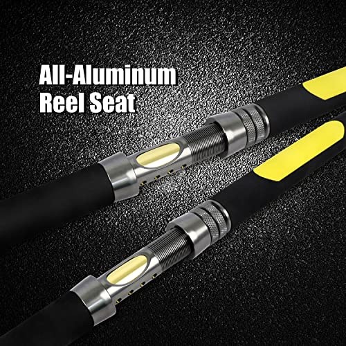Catfish Fishing Rod 1 Piece/2 Piece Portable Travel Heavy Cat