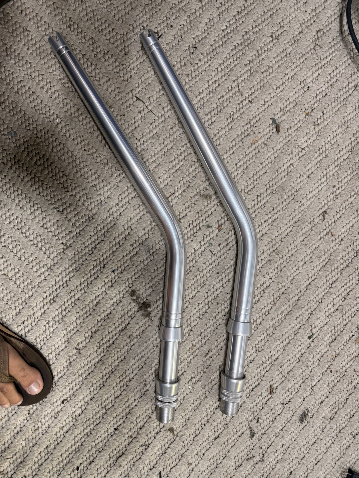 Aftco Bent Butt Aluminum # 4 Silver Set Of 2