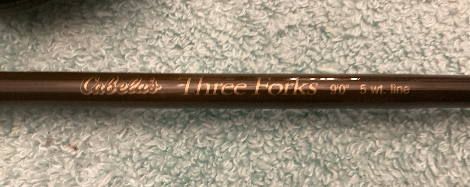 Cabela’s Three Forks Fly Fishing Rod 9’0’’ 5 at. Line Plus Prestige II Reel