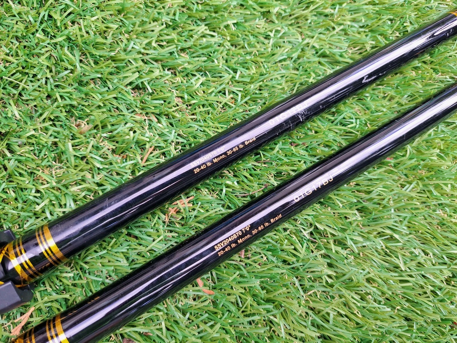 Penn Spinfisher V Set of 2 7ft Fishing Rods Spinning Boat One Piece 7″ Heavy