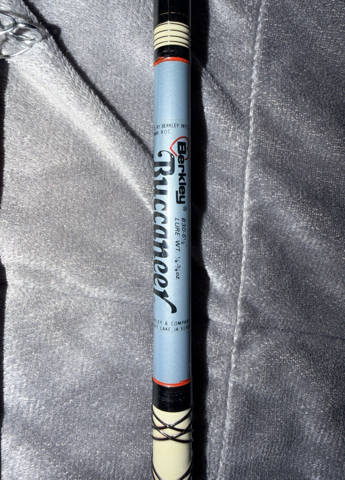 Vintage Berkley Buccaneer B30 6’6” 2-Piece Spinning Rod Collector Condition