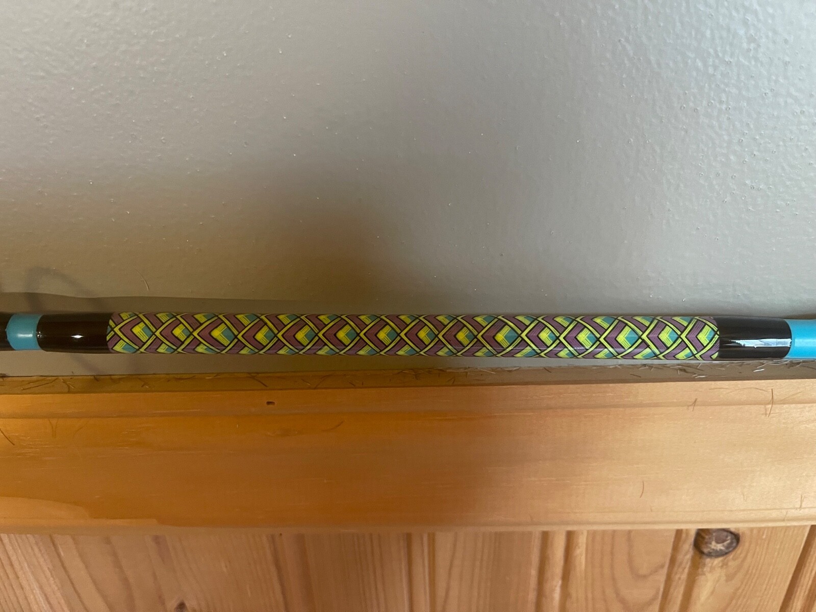 Custom hand made Fishing rod wraps. Made with thread and epoxy.