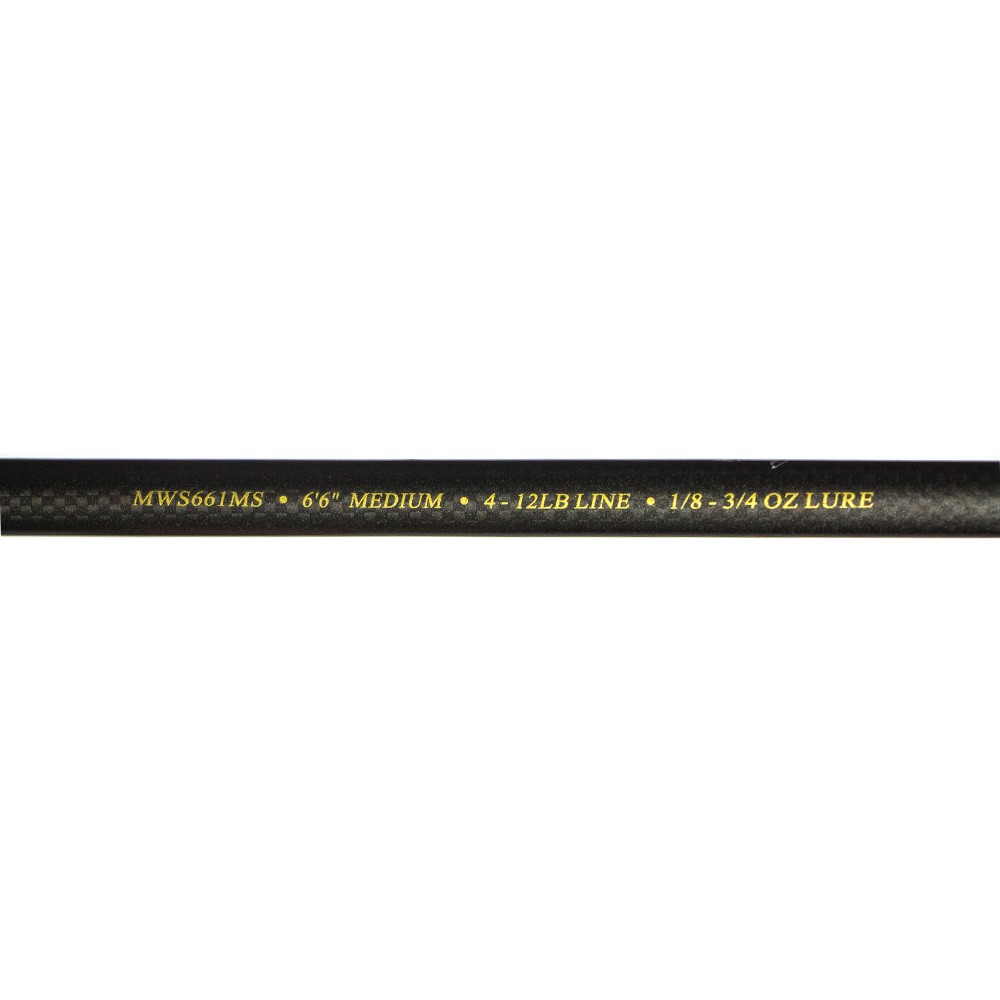 New Norsemen Mr. Walleye Series Spining 1-Pc. Rod, 6’6″ MED for bass fishing