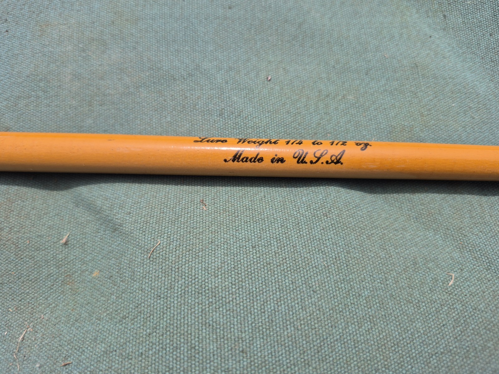 Rare VINTAGE BRULE ARISTOCRAT 6′ 3″ Fishing Rod Plano Case Wisconsin Made