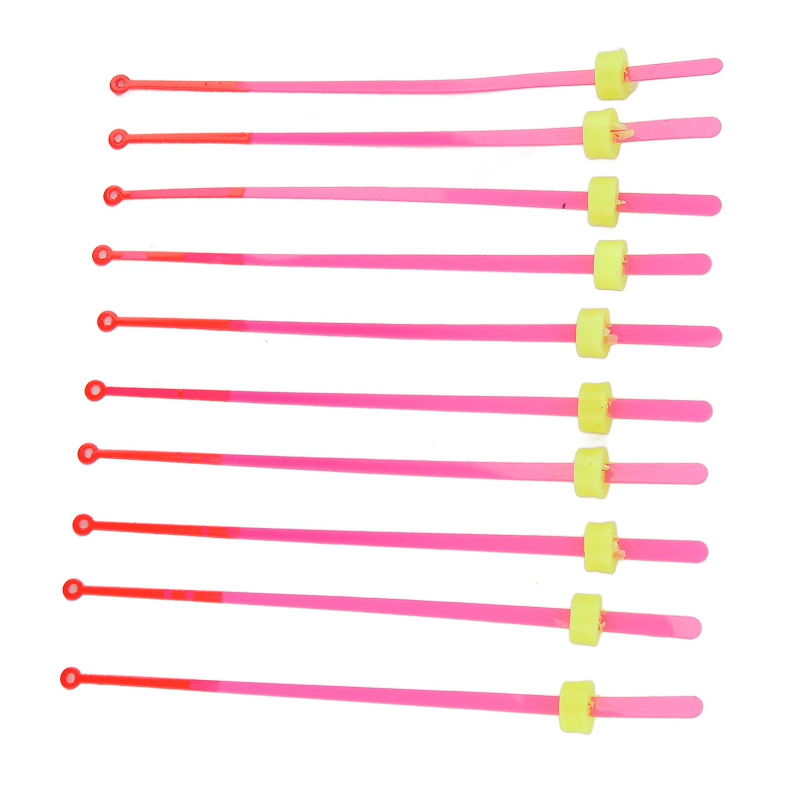 10-Pack Ice Fishing Rod Tip ABS Mini Top Section Pole Extension 12cm