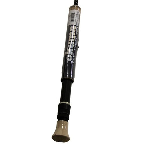 Okuma SLV Graphite 4-Piece Fly Rod, 6-7 wt, 9′ Gray fly
