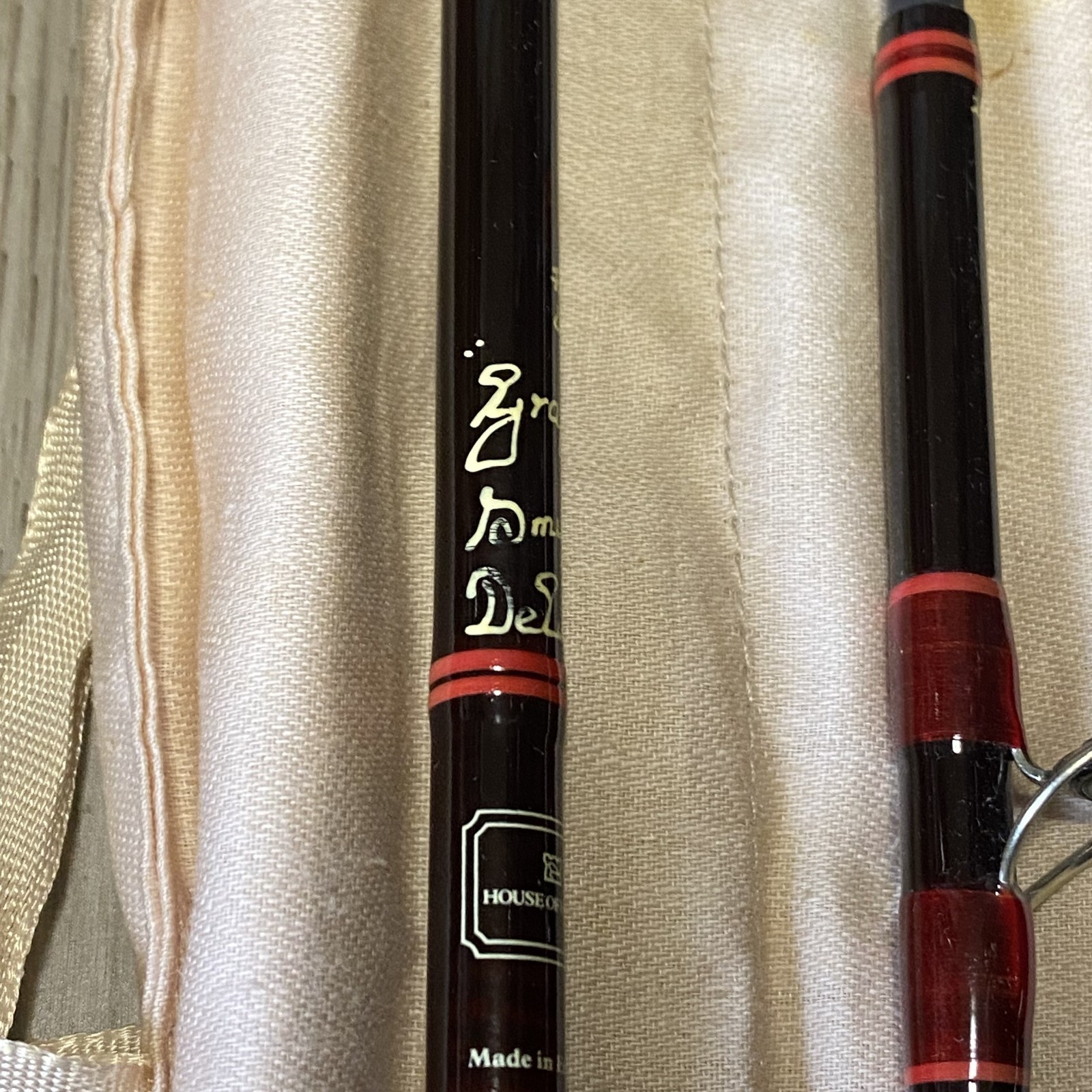 [Near Mint]Hardy Graphite Smuggler Deluxe #6 8’2″ Fly rod w/Sock Tube 7piece