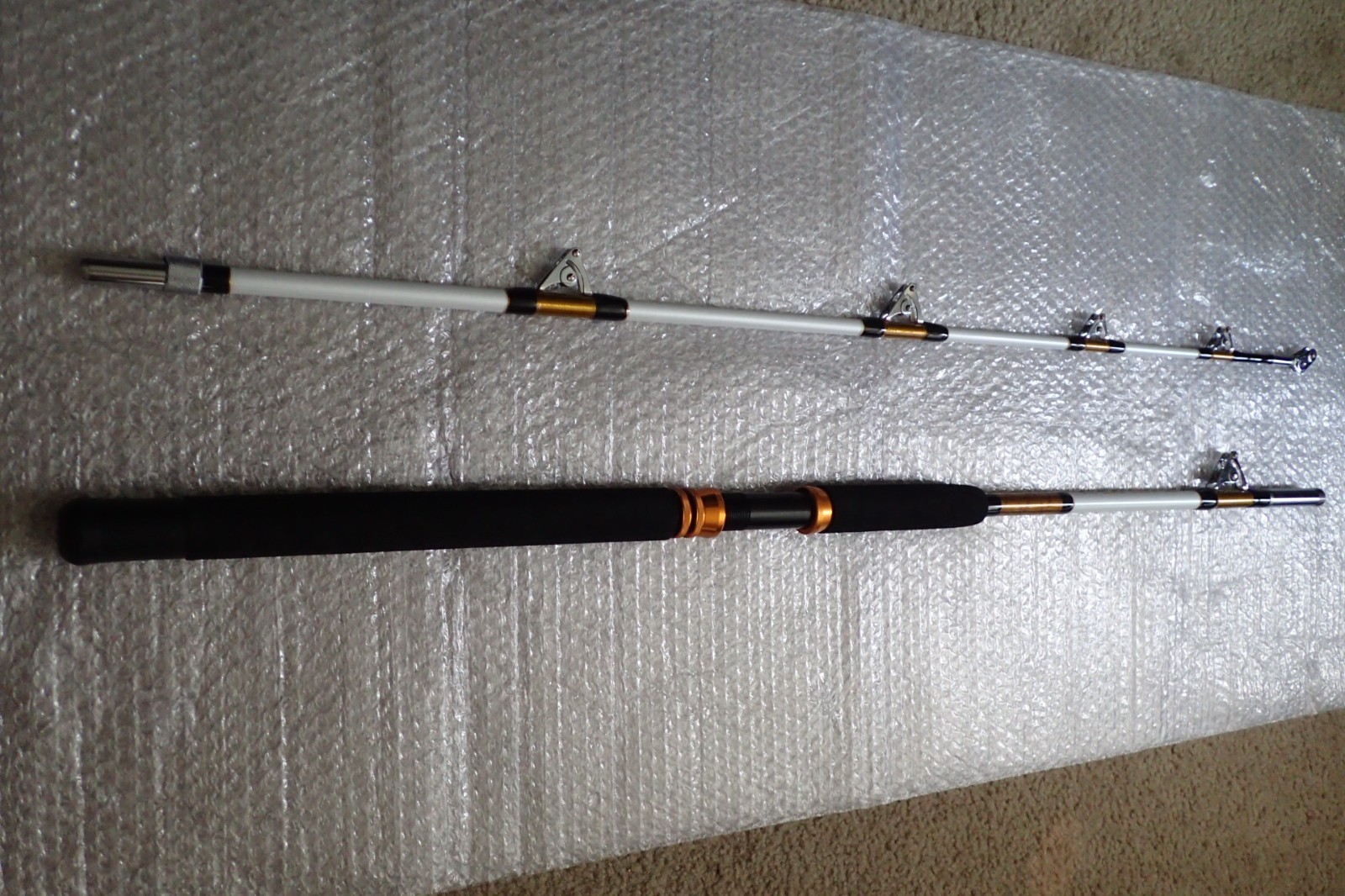 Heavy Saltwater Trolling Rod Conventional Boat Fishing YIYI Pole 210cm 100-200lb