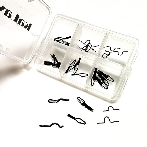 Fishing Rod Hook Kepers Stainless Steel Material Rod Building Repair Hook Black